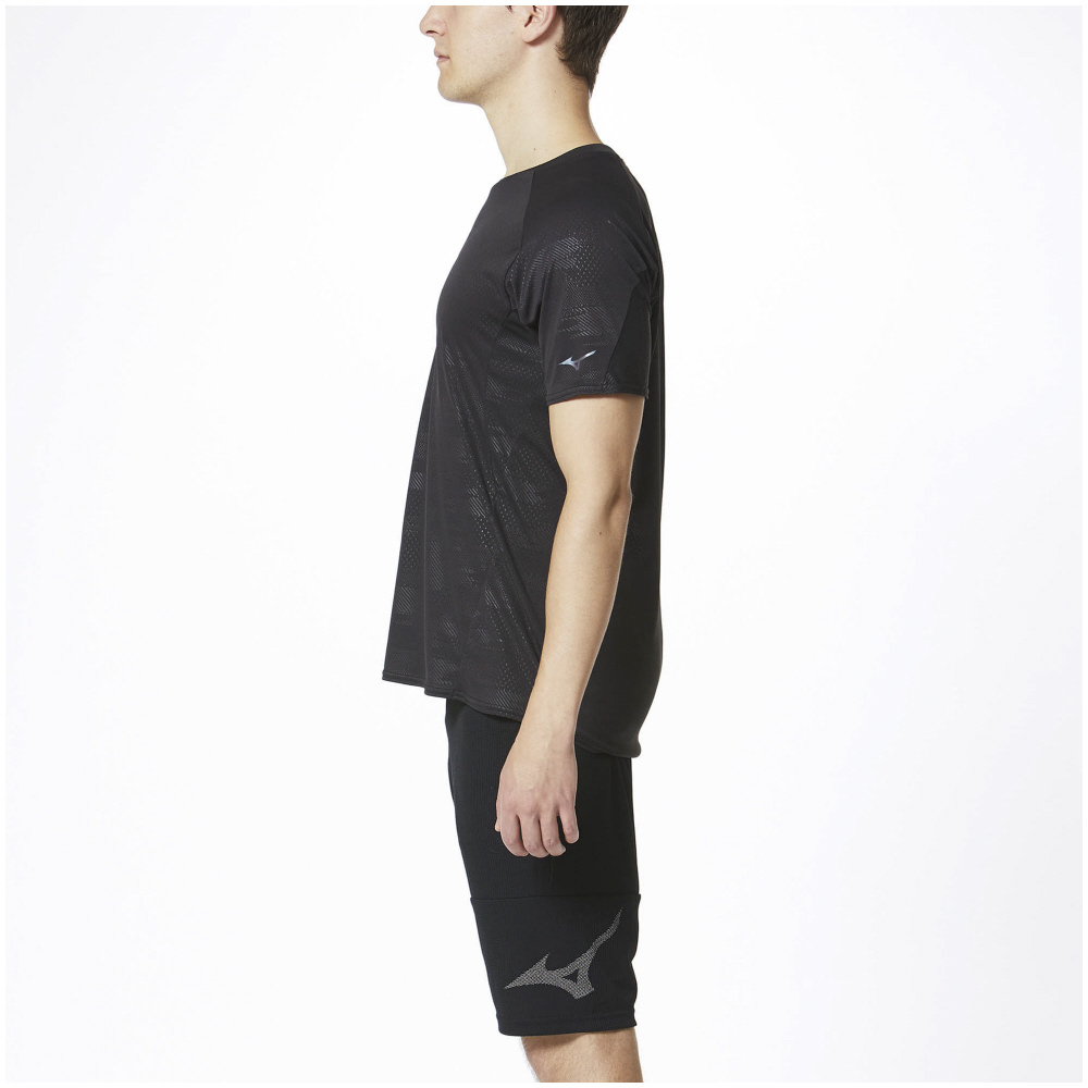 SOLAR CUT TEE MEN Black